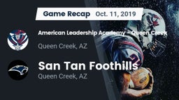Recap: American Leadership Academy - Queen Creek vs. San Tan Foothills  2019