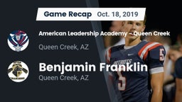 Recap: American Leadership Academy - Queen Creek vs. Benjamin Franklin  2019