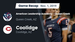 Recap: American Leadership Academy - Queen Creek vs. Coolidge  2019