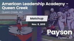 Matchup: American Leadership vs. Payson  2019