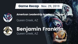 Recap: American Leadership Academy - Queen Creek vs. Benjamin Franklin  2019