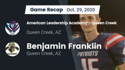 Recap: American Leadership Academy - Queen Creek vs. Benjamin Franklin  2020