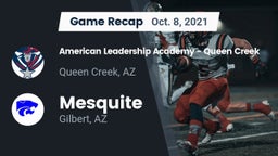 Recap: American Leadership Academy - Queen Creek vs. Mesquite  2021
