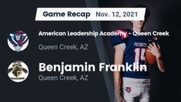 Recap: American Leadership Academy - Queen Creek vs. Benjamin Franklin  2021