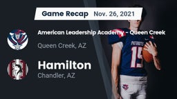 Recap: American Leadership Academy - Queen Creek vs. Hamilton  2021