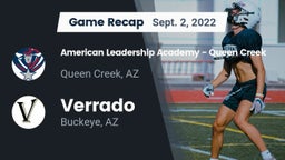 Recap: American Leadership Academy - Queen Creek vs. Verrado  2022
