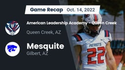 Recap: American Leadership Academy - Queen Creek vs. Mesquite  2022