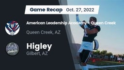 Recap: American Leadership Academy - Queen Creek vs. Higley  2022
