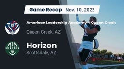 Recap: American Leadership Academy - Queen Creek vs. Horizon  2022