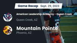 Recap: American Leadership Academy - Queen Creek vs. Mountain Pointe  2023