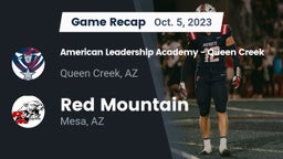 Recap: American Leadership Academy - Queen Creek vs. Red Mountain  2023