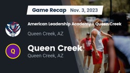 Recap: American Leadership Academy - Queen Creek vs. Queen Creek  2023
