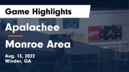 Apalachee  vs Monroe Area Game Highlights - Aug. 13, 2022