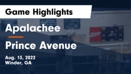 Apalachee  vs Prince Avenue  Game Highlights - Aug. 13, 2022