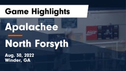Apalachee  vs North Forsyth Game Highlights - Aug. 30, 2022