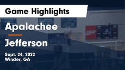 Apalachee  vs Jefferson Game Highlights - Sept. 24, 2022