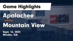 Apalachee  vs Mountain View  Game Highlights - Sept. 16, 2023