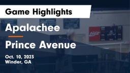 Apalachee  vs Prince Avenue Game Highlights - Oct. 10, 2023