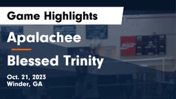 Apalachee  vs Blessed Trinity  Game Highlights - Oct. 21, 2023