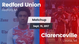 Matchup: Redford Union vs. Clarenceville  2017