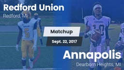 Matchup: Redford Union vs. Annapolis  2017
