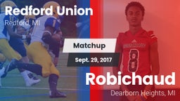 Matchup: Redford Union vs. Robichaud  2017