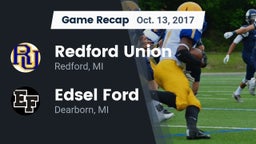 Recap: Redford Union  vs. Edsel Ford  2017