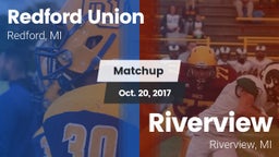 Matchup: Redford Union vs. Riverview  2017