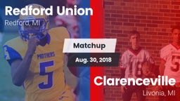 Matchup: Redford Union vs. Clarenceville  2018