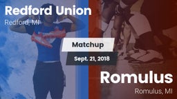 Matchup: Redford Union vs. Romulus  2018