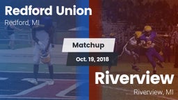 Matchup: Redford Union vs. Riverview  2018