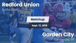 Matchup: Redford Union vs. Garden City  2019