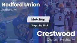 Matchup: Redford Union vs. Crestwood  2019