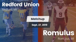 Matchup: Redford Union vs. Romulus  2019