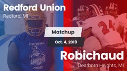 Matchup: Redford Union vs. Robichaud  2019