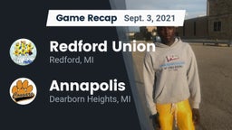 Recap: Redford Union  vs. Annapolis  2021