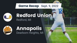 Recap: Redford Union  vs. Annapolis  2022