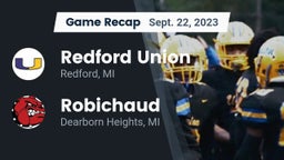 Recap: Redford Union  vs. Robichaud  2023