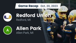 Recap: Redford Union  vs. Allen Park  2023