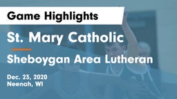 St. Mary Catholic  vs Sheboygan Area Lutheran  Game Highlights - Dec. 23, 2020