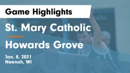 St. Mary Catholic  vs Howards Grove  Game Highlights - Jan. 8, 2021