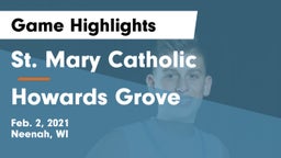 St. Mary Catholic  vs Howards Grove  Game Highlights - Feb. 2, 2021