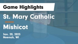 St. Mary Catholic  vs Mishicot  Game Highlights - Jan. 20, 2023