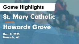 St. Mary Catholic  vs Howards Grove  Game Highlights - Dec. 8, 2023