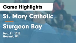 St. Mary Catholic  vs Sturgeon Bay  Game Highlights - Dec. 21, 2023