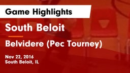 South Beloit  vs Belvidere (Pec Tourney) Game Highlights - Nov 22, 2016