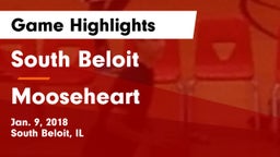 South Beloit  vs Mooseheart Game Highlights - Jan. 9, 2018