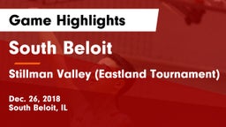 South Beloit  vs Stillman Valley (Eastland Tournament) Game Highlights - Dec. 26, 2018