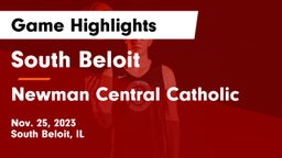 South Beloit  vs Newman Central Catholic  Game Highlights - Nov. 25, 2023