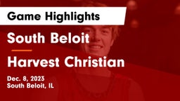 South Beloit  vs Harvest Christian Game Highlights - Dec. 8, 2023